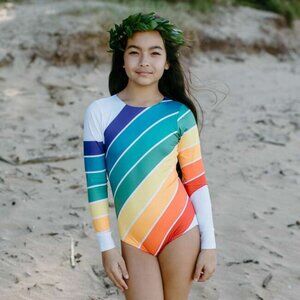Saint Ida Bold Rainbow Long Sleeve, Size 6
